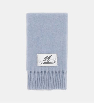 Echarpe en alpage signature - Marni - Blue