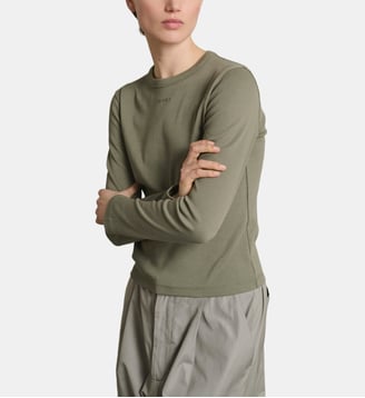 T-shirt à manches longues Flavie - Soeur - Vert de gris