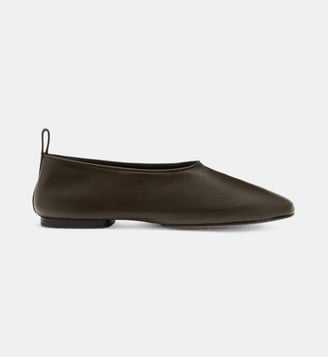 Ballerines Bala en cuir - Soeur - Kaki foncé