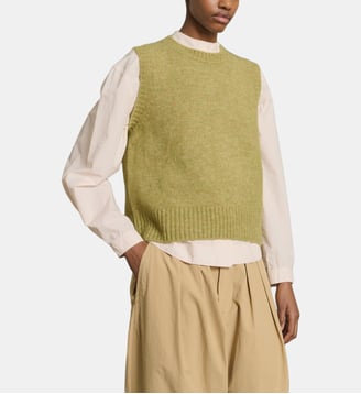 Pull sans manches Namaste - Soeur - Sauge