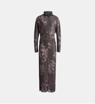 Robe longue ajustée Lola - Soeur - Anthracite