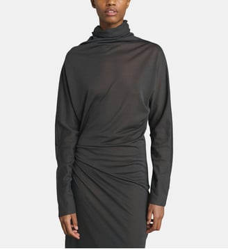 Robe longue ajustée Lola - Soeur - Gris anthracite