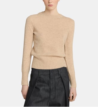 Pull Gipsy à col rond - Soeur - Écru chiné