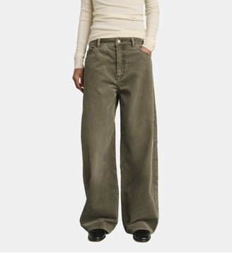 Pantalon droit Hunter velours - Soeur - Gris