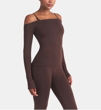 Top ajusté manches longues - Skims - Cocoa