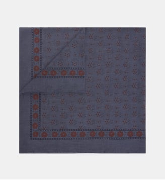 Foulard Foulard imprimé - Soeur - Bleu et rouge