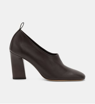 Mocassins en cuir à talon Thea - Soeur - Marron