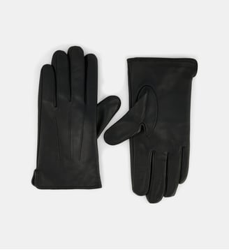 Gants en cuir - Eden Park - Noir