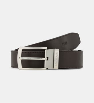 Coffret ceinture cuir Pack Puissant à 2 boucles - Eden Park - Noir