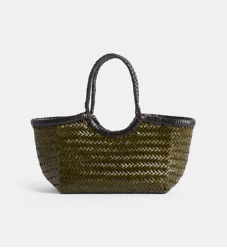 Petit Sac Cabas Tressé - Dragon Diffusion - Kaki