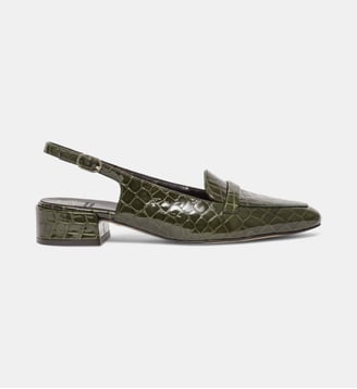 Mocassins Slingback Betsy - Bocage - Vert