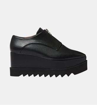 Derbies à plateforme Elyse Zipped - Stella McCartney - Black