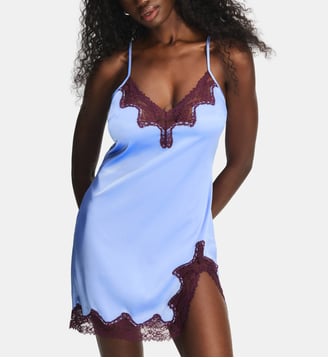 Nuisette courte Sleep Mini Slip - Savage x Fenty - Bleu et violet
