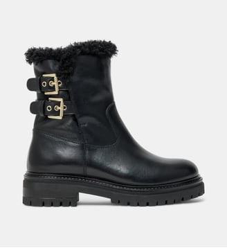 Boots motardes Katia - Bocage - Noir