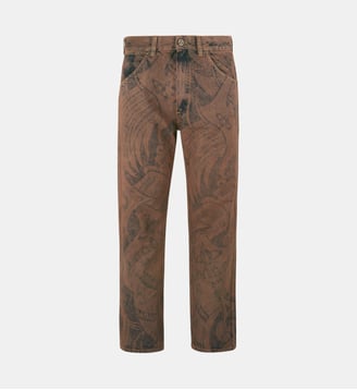 Jean Ranch droit taille haute - Vivienne Westwood - Marron