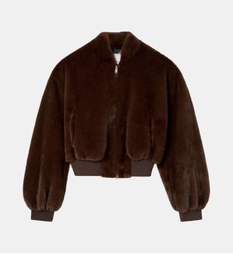 Veste Plush Bomber - Stella McCartney - Brown