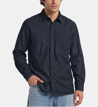 Chemise Relaxed 2 Pkt - G-Star - Bleu foncé