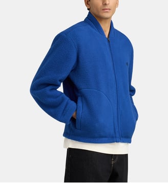 Blouson Roman Fleece - Polar Skateboard - Bleu