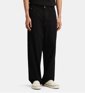 Jean baggy Big Boy Apocalypse - Polar Skateboard - Noir et rouge
