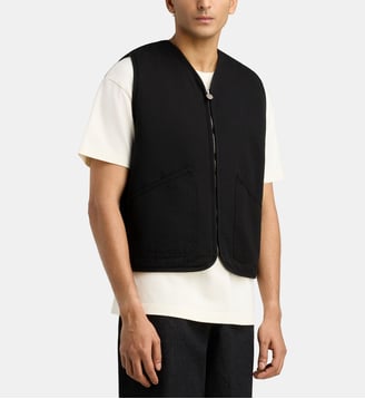 Veste sans manches Hugo zippée - Polar Skateboard - Black