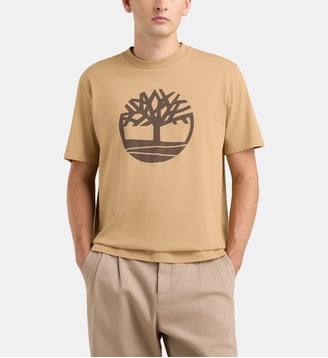 T-shirt logo Northwood coton - Timberland - Beige