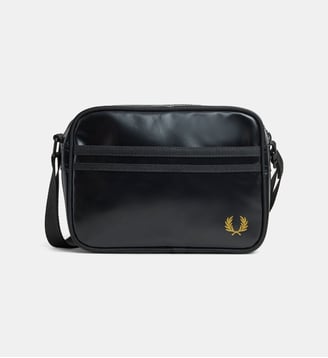 Sacoche reporter logo - Fred Perry - Noir