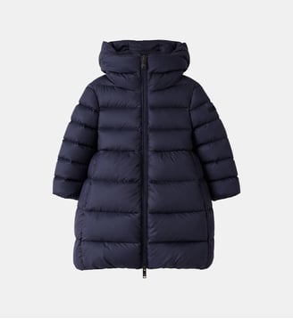 Doudoune à capuche - IL GUFO - Bleu marine