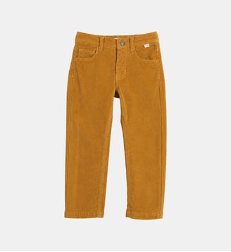 Pantalon slim en velours - IL GUFO - Amber brun
