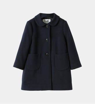 Manteau long strass - IL GUFO - Navy blue