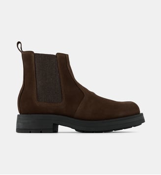 Boots Chelsea Escouade suède - Kleman - Marron chocolat
