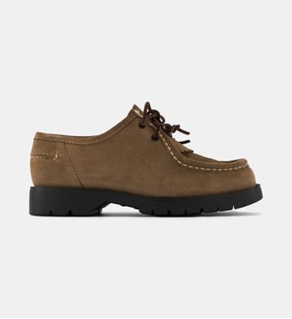 Derbies Padror cuir suède - Kleman - Marron clair