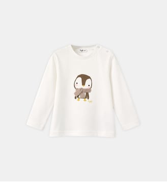 T-shirt à manches longues - IL GUFO - Milk