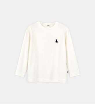 T-shirt à manches longues - IL GUFO - Milk