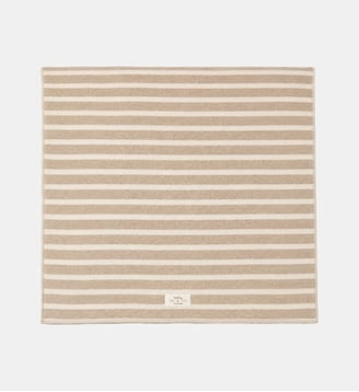 Couverture rayée - IL GUFO - Beige