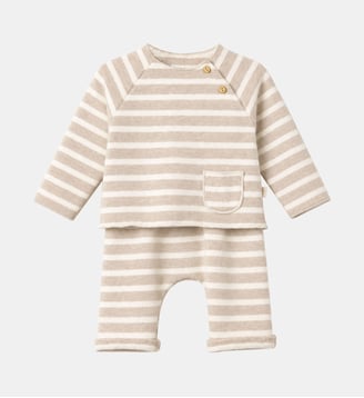 Pyjama long deux pièces pilou - IL GUFO - Beige