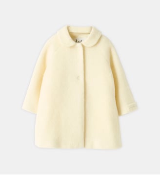Manteau doux lurex - IL GUFO - Écru