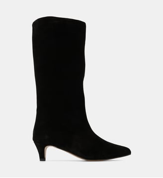 Bottes Mocha 40 stiletto nubuck - Anonymous Copenhagen - Noir