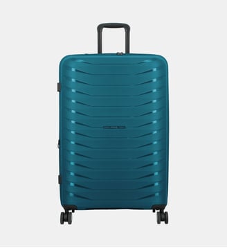 Valise rigide extensible Oskol - Jump - Bleu pétrole