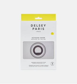 Housse de protection pour valise S - Delsey Paris - Écru