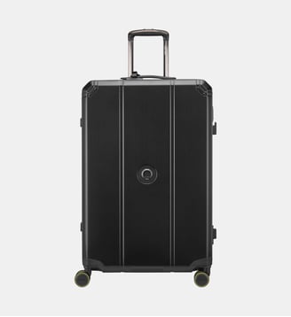 Valise Rigide 4 Doubles Roues 76 cm - Delsey Paris - Noir
