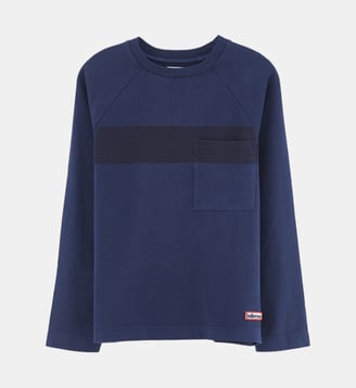 T-shirt Casey à manches longues - Bellerose - Bleu marine
