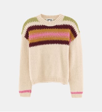 Pull à col rond Dethom en laine mélangée - Bellerose - Multicolor