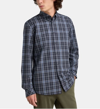 Chemise en popeline de coton à col américain - North Sails - Bleu foncé