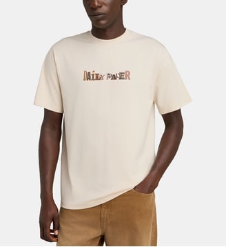 T-shirt droit Mc Paper - Daily Paper - Beige