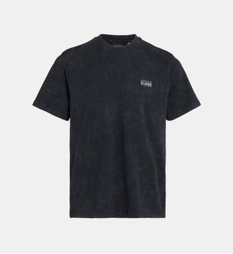 T-shirt droit à col rond - Daily Paper - Gris foncé