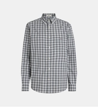 Chemise droite Caro - Gant - Beige et bleu