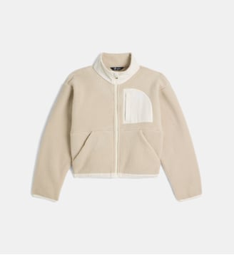 Blouson zippé Yumiori polaire effet sherpa - The North Face - Beige clair