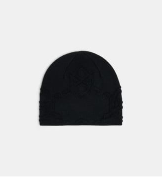 Bonnet logo maille - Daily Paper - Black