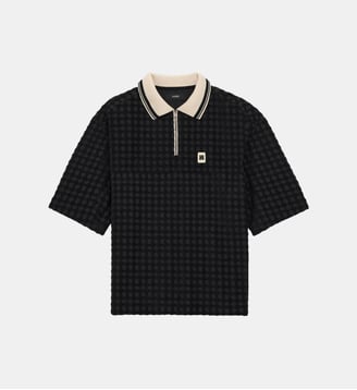 Polo MA Quad en coton - Amiri - Noir