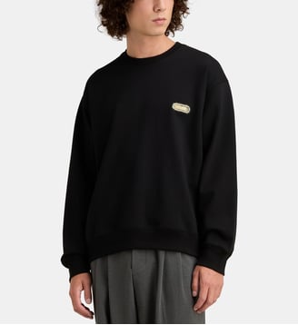 Sweat droit coton - Solid Homme - Noir